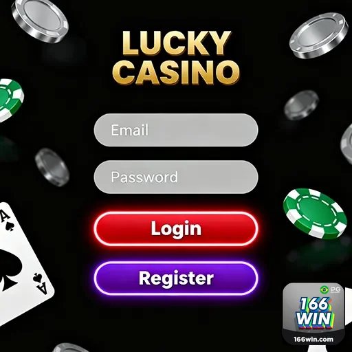 Imagem de uma tela de login de cassino no mobile com bônus e promoções