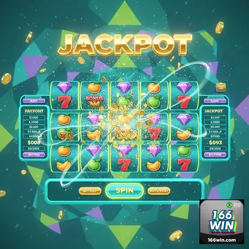 Imagem de slots de alta qualidade na 166win com bônus exclusivos